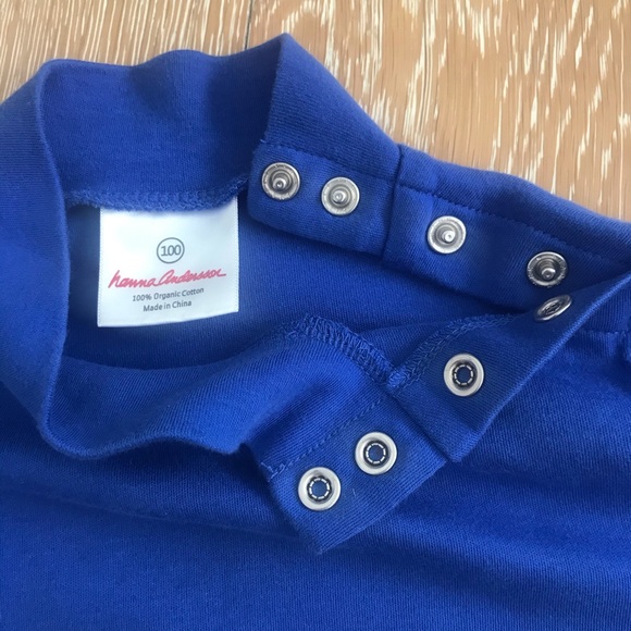 Royal blue Hanna Andersson turtleneck - Picture 1 of 3